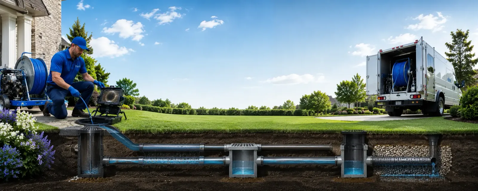 Outdoor drain cleaning information for Southmont, NC
